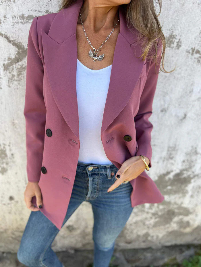 Women's Solid Color Fashion Long Sleeve Button Clothing