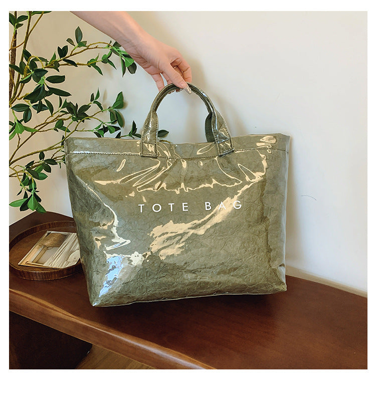 Large Capacity Gel Fashion Transparent Waterproof Bags
