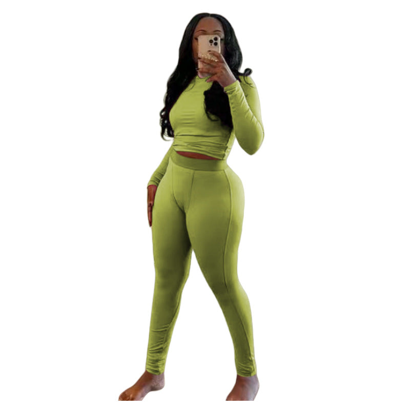 Women's Sports Sunken Stripe Stretch Yoga Suits