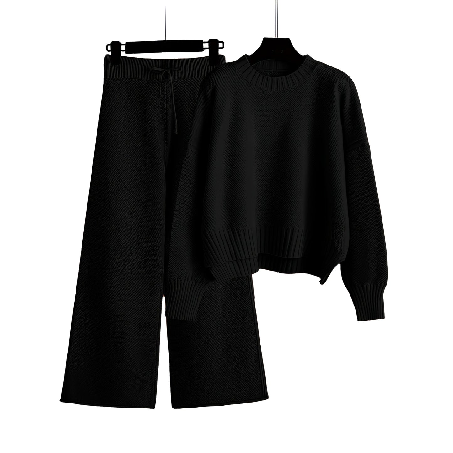 Women's Fashion Casual Knitting Loose Wide Leg Sweaters