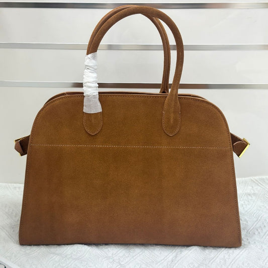 Women's Frosted Suede Large Capacity Fashion Commuter Tote Bags