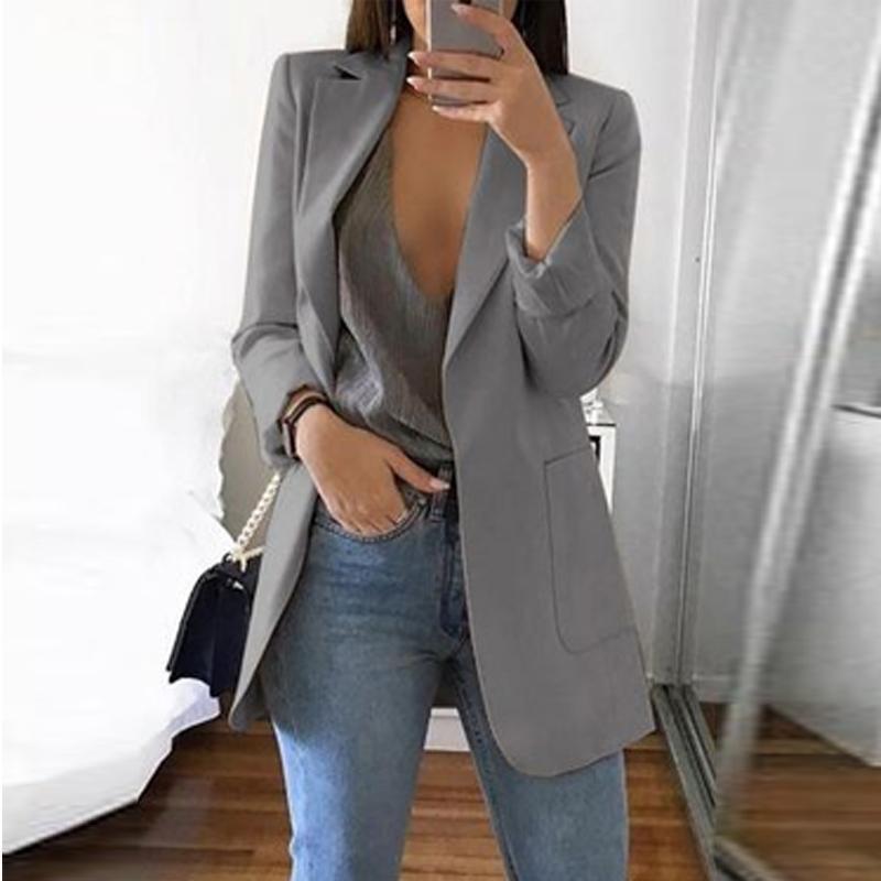 Women's Professional Casual Patch Pocket Lapel Commuter Small Suit