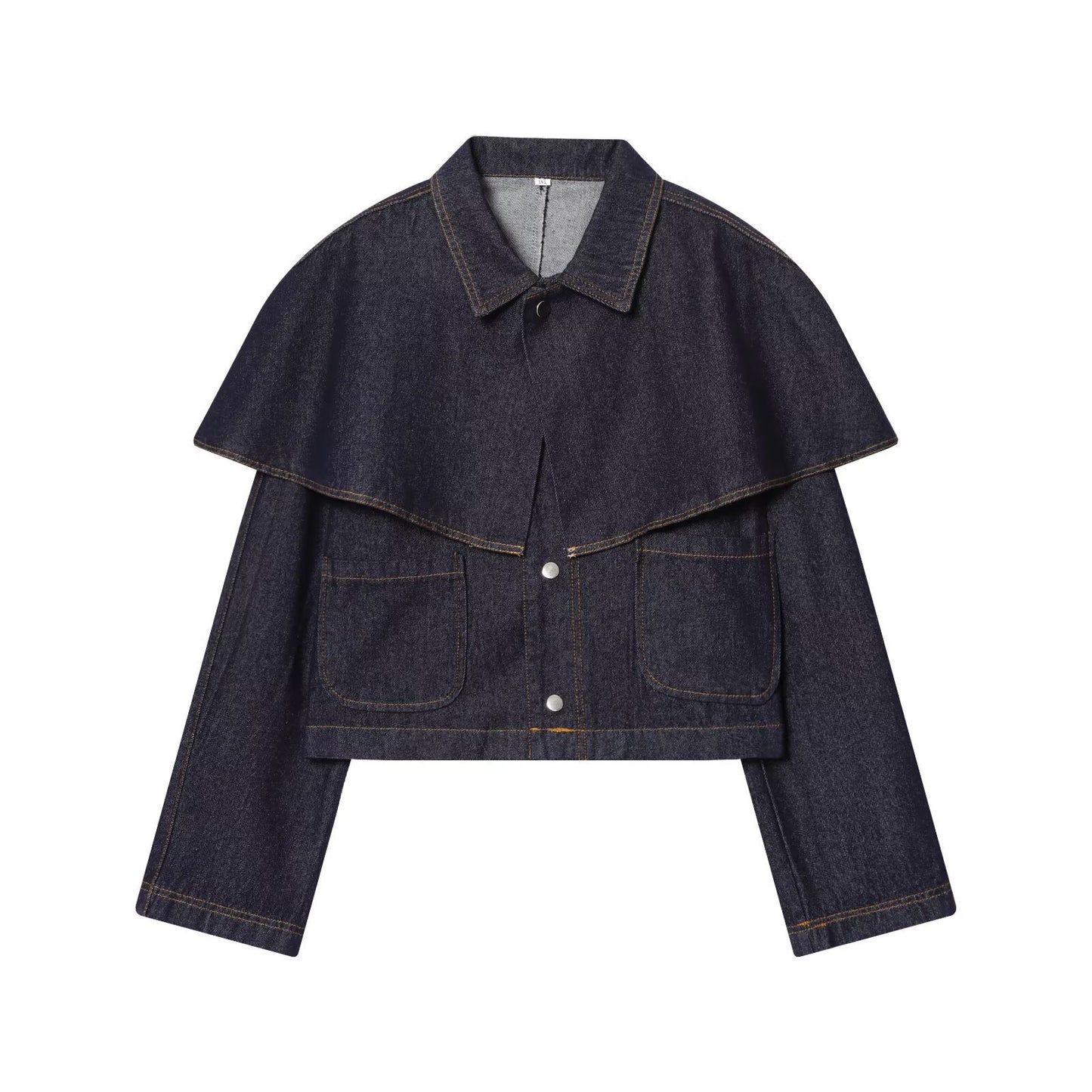Women's Charming Fashion Casual Cape Denim Blouses