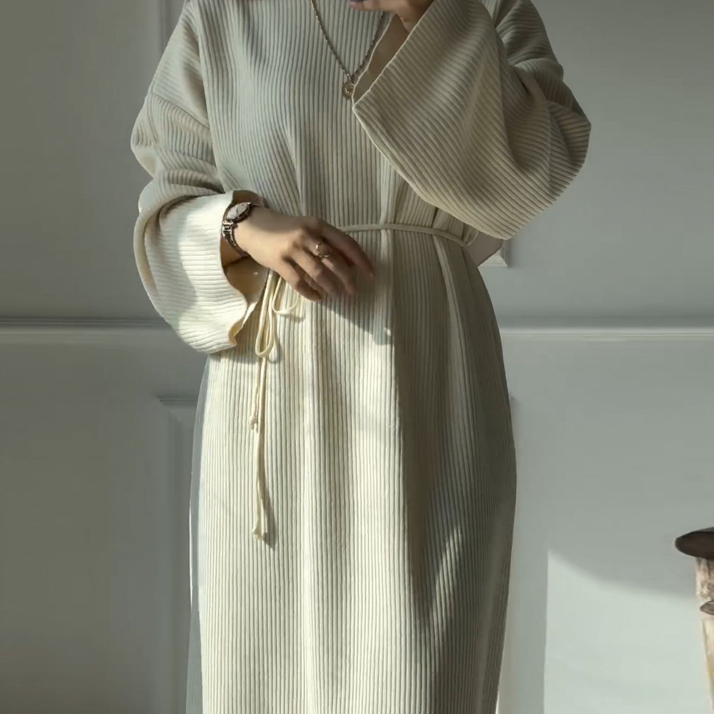 Attractive Classy Thickened Knitting Loose Dress Dresses