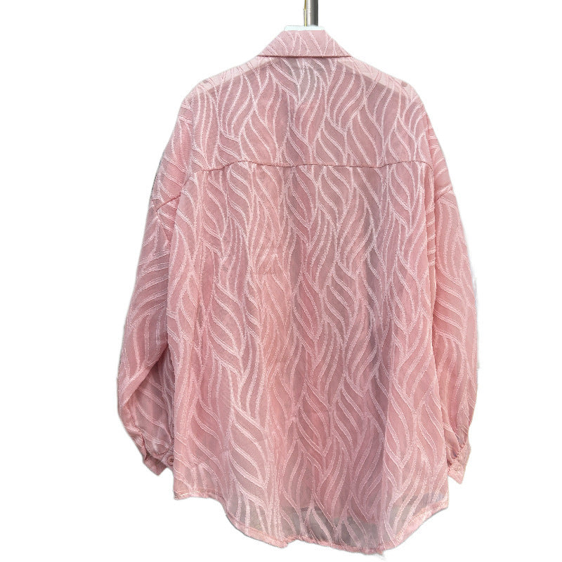 Women's Korean Versatile Long Sleeve Shirt Design Sense Tops