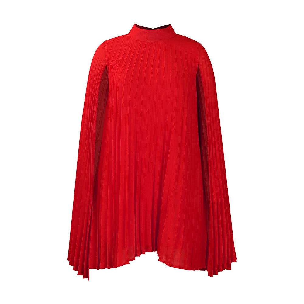 Women's Fashionable Chiffon Pullover Cloak Batwing Sleeve Plus Size