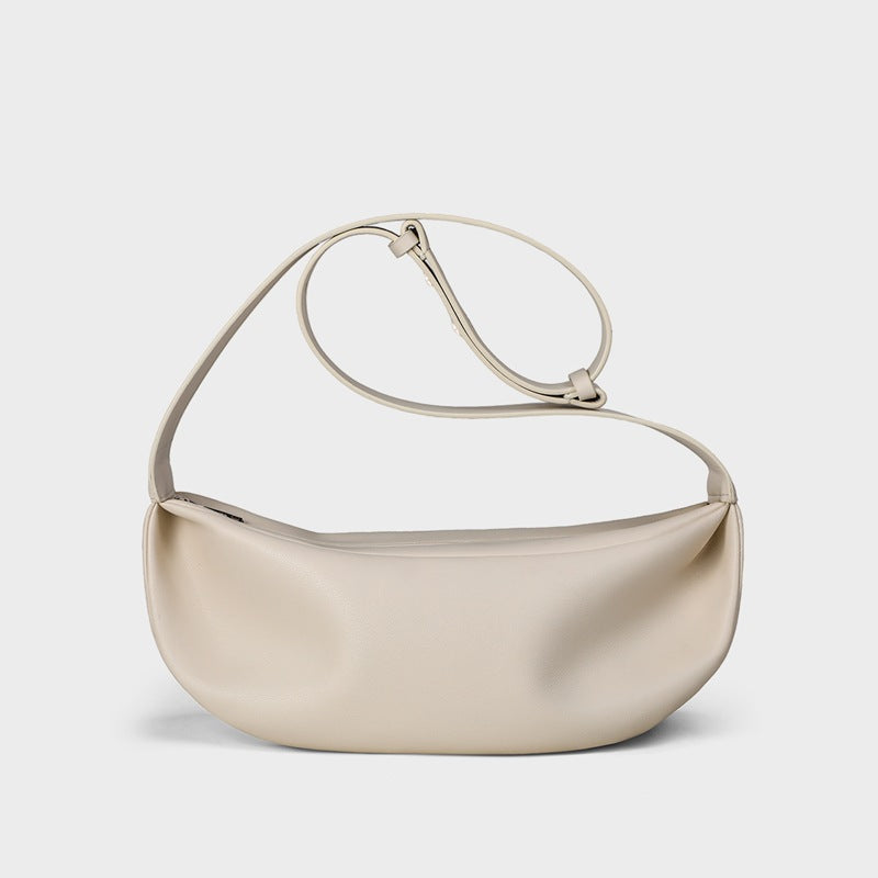 Women's Wide Strap Cloud Idle Style Crescent Bags