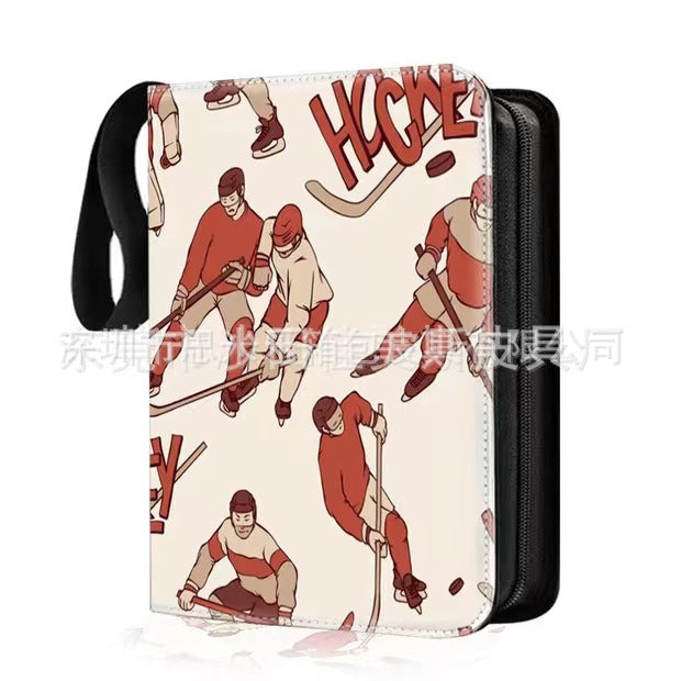 Elegant Binder Zipper Book Game Collection Card Holder