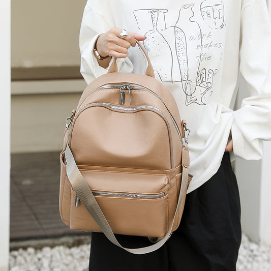 Women's Large Capacity Everyday Joker Fashionable Trendy Backpacks