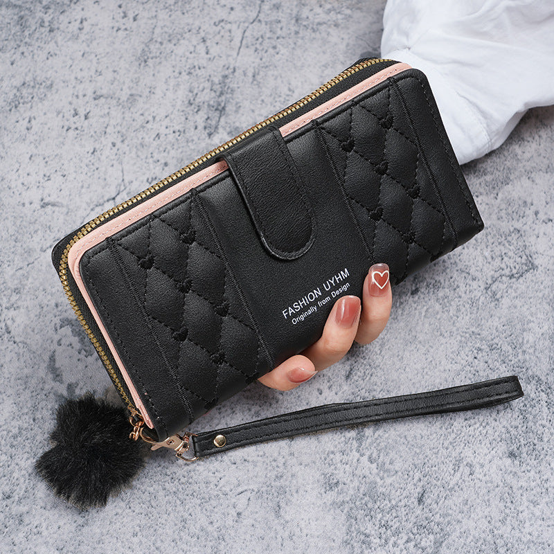 Women's Long Niche Design Style Korean Fashion Purses