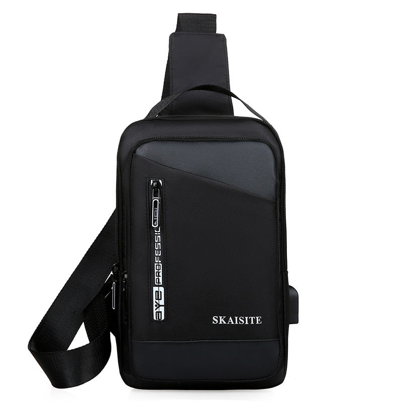 Men's New Oxford Cloth Fashion Korean Men's Chest Bags