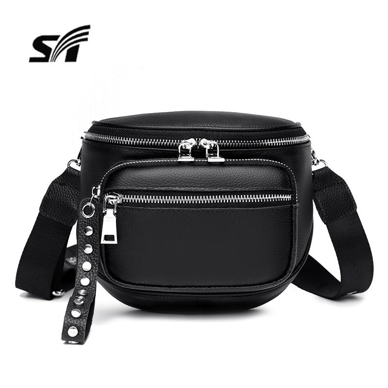 Women's Saddle Niche High-grade First Layer Cowhide Crossbody Bags