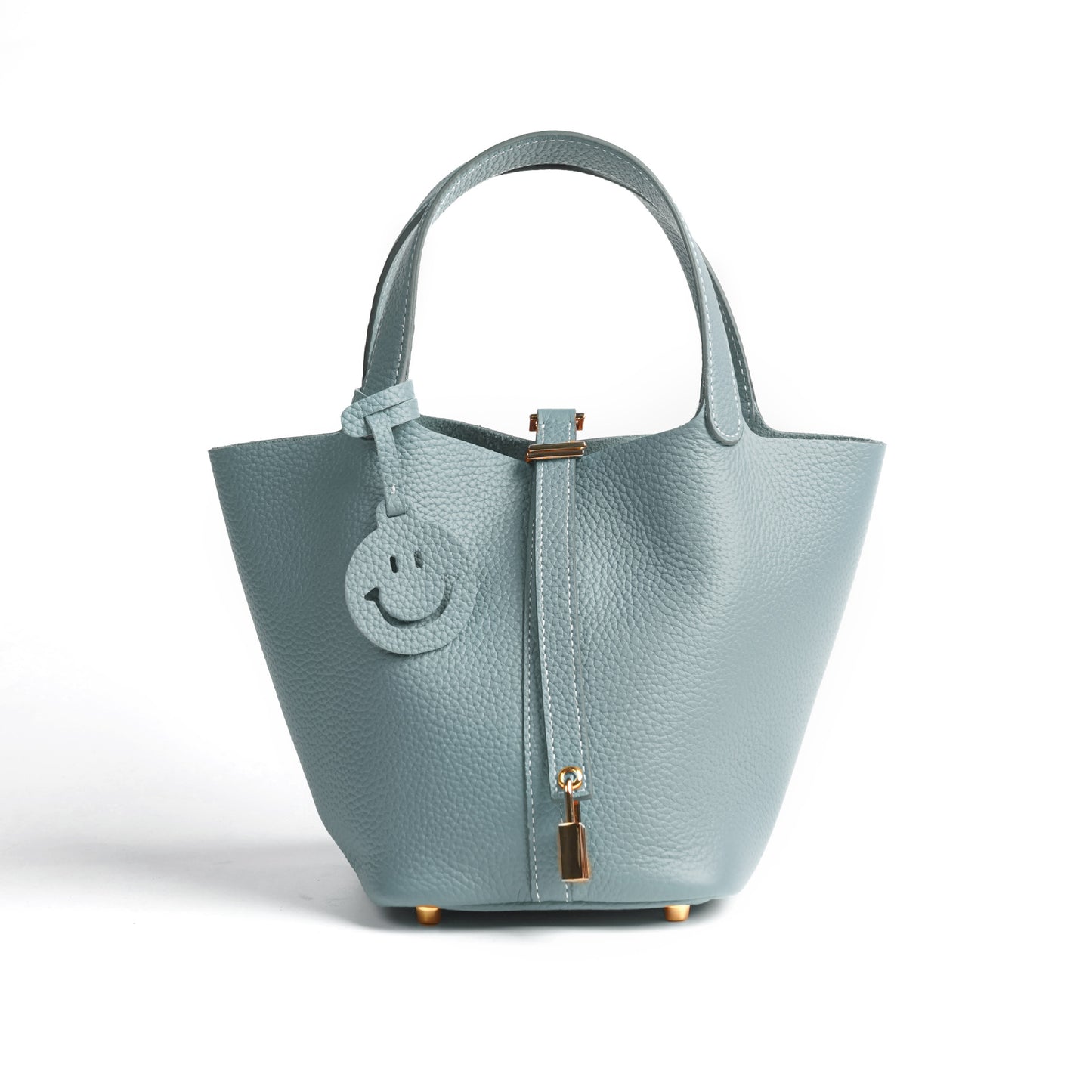 Women's Vegetable Basket Versatile Genuine Leather High Handbags