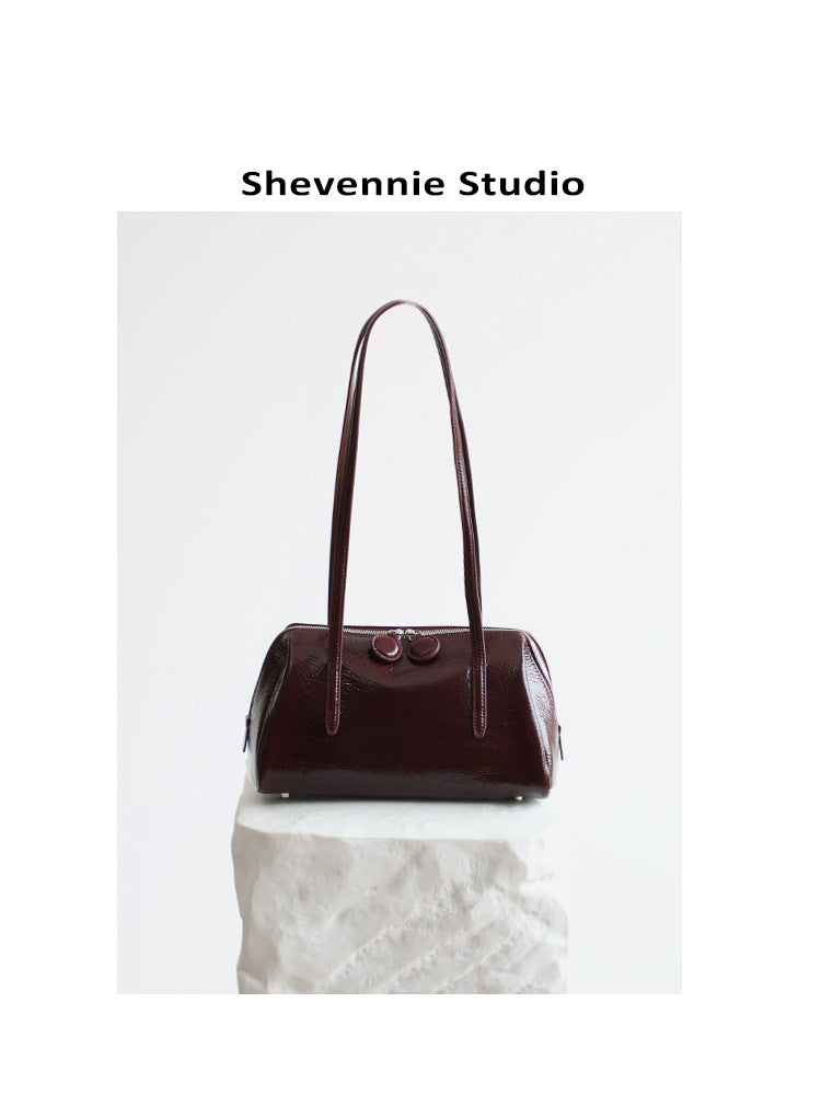 Retro Textured Underarm High-grade Large Capacity Commuter Armpit Bags