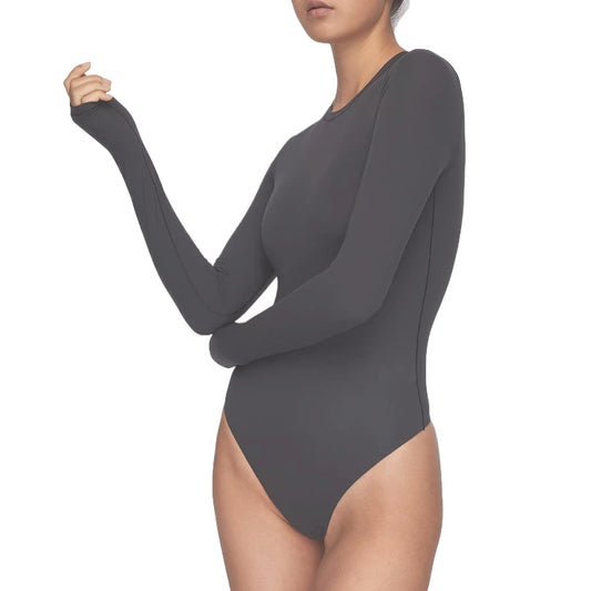 Women's Now Long-sleeved One-piece T-shirt Bottoming Shirt Jumpsuits