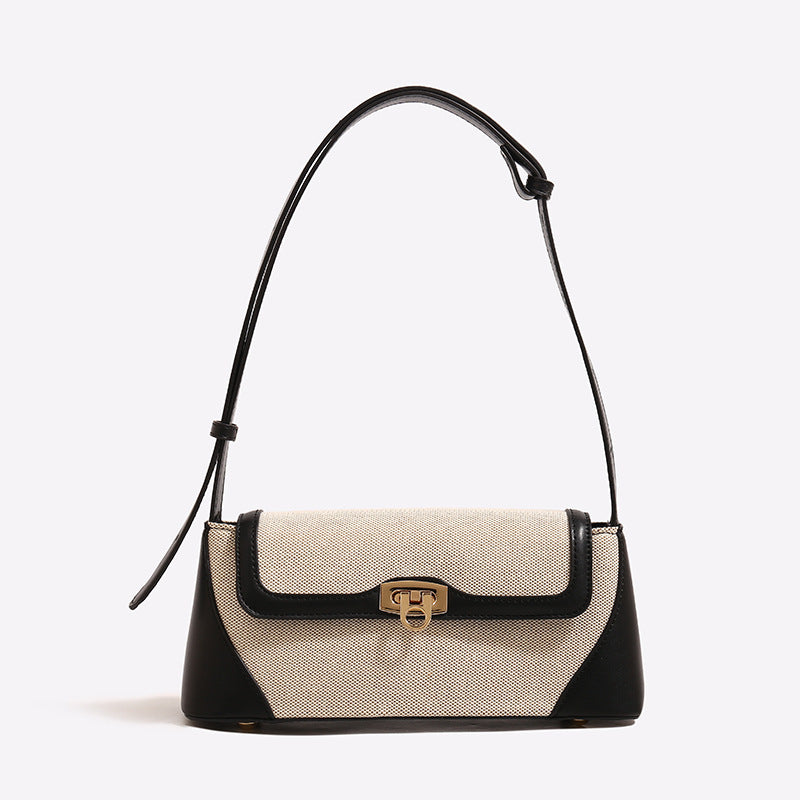 Women's Summer Retro Light Luxury Minority French Shoulder Bags