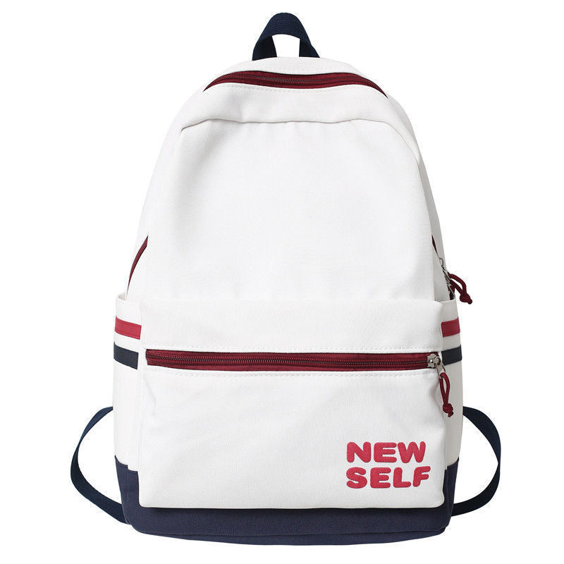Women's Summer Korean Style Simple Junior Large Backpacks