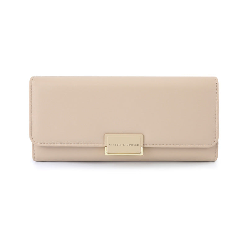 Women's Simple Fashion Long Large Capacity Ladies Wallets