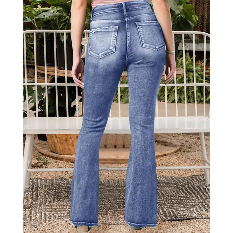 Casual Source Retro Side Button Skinny Jeans