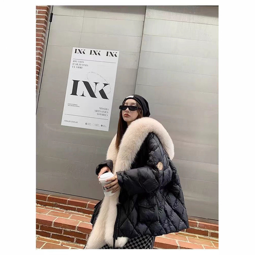 Luxury Premium Environmental Protection Fur Big Collar Vests