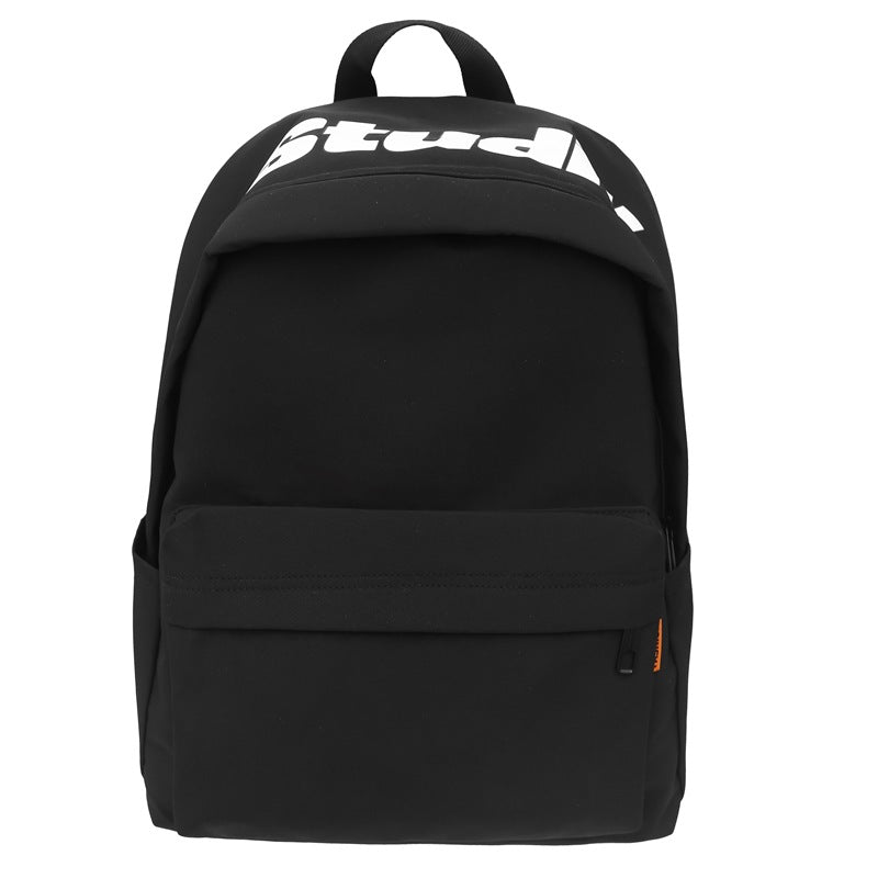 Women's & Men's & Korean Letter Printed Simple Versatile Middle School Students' Schoolbags