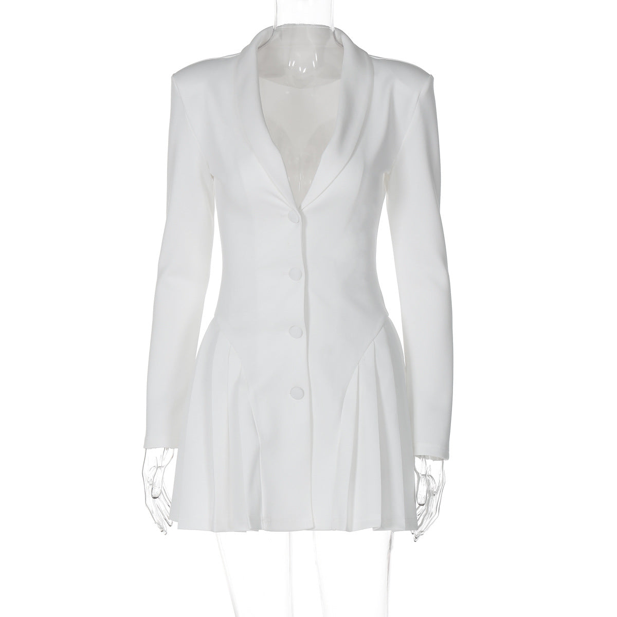 Women's Color Sexy Deep V Collar Adult Lady Dresses