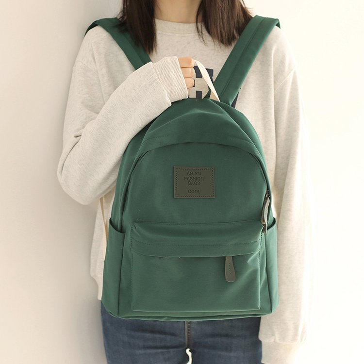 Mori Solid Color Female Korean Style Junior Backpacks