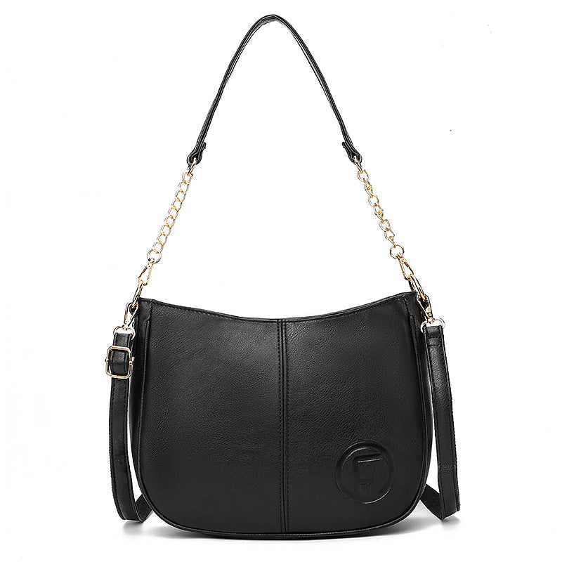 Women's Retro Autumn Lady Temperament Underarm Handbags