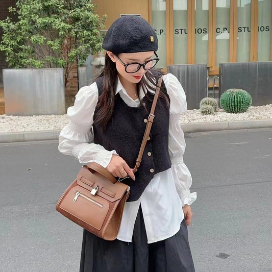 Attractive Comfortable Women's Canvas Kelly High-grade Crossbody Bags