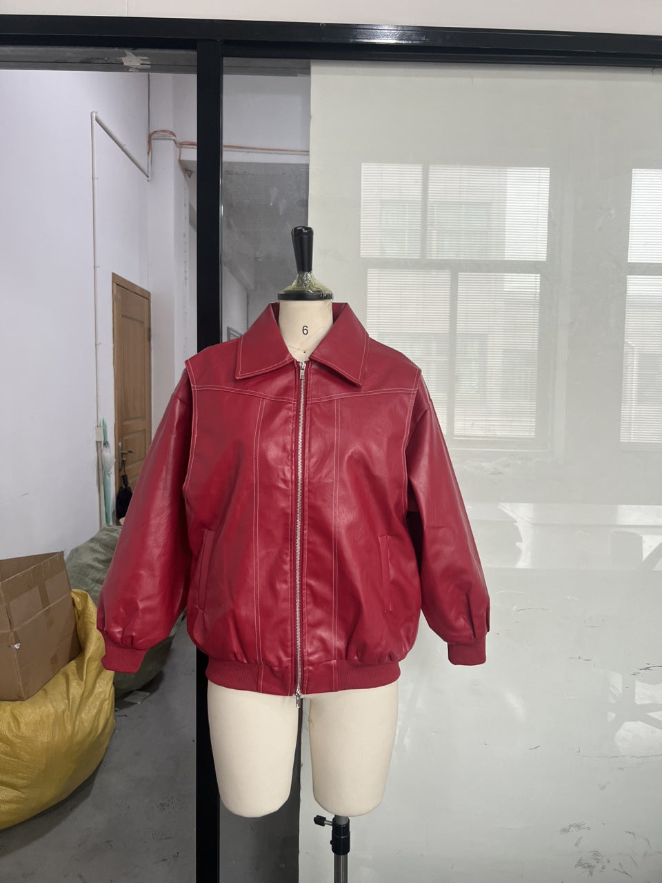 Women's Fashion Loose Lapel Long Sleeves Retro Jackets