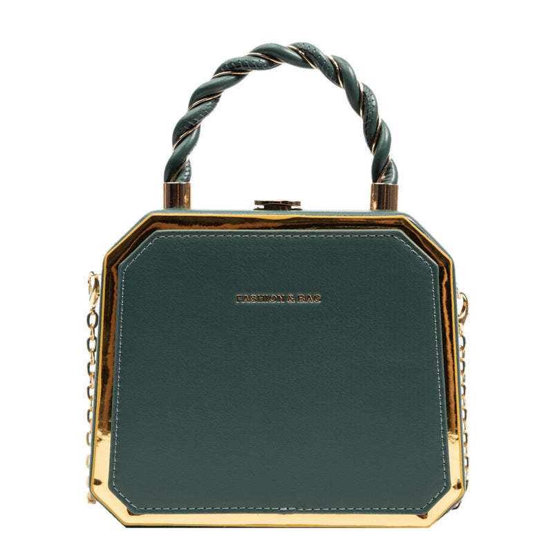 Women's Western Style Leisure Simple Box Exquisite Bags