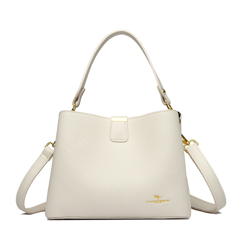 Women's Pattern Kangaroo High-grade Genuine Doctor Small Square Bags