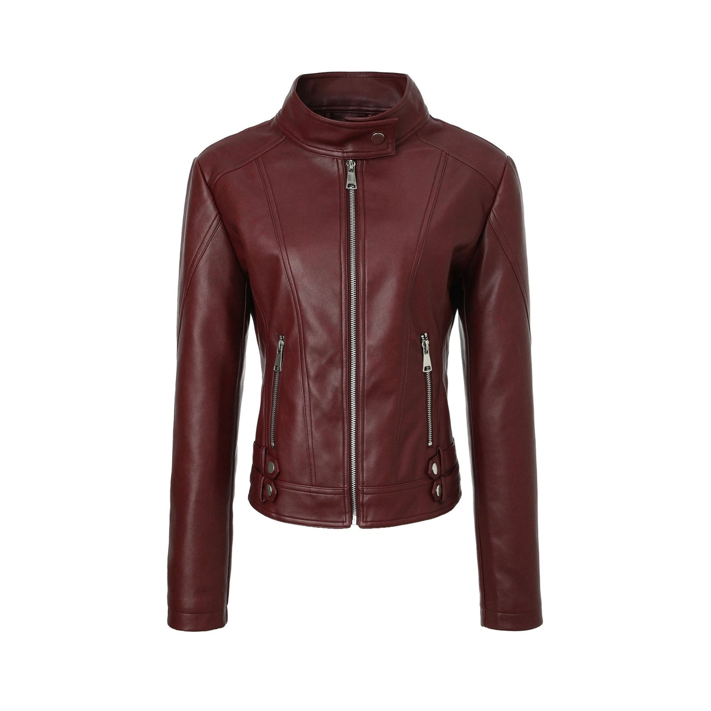 Fit Casual Versatile Long Sleeves Stand Collar Jackets