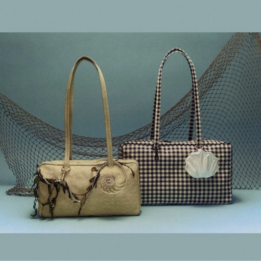 Solid Color Regeneration Nylon Large Capacity Simple Easy Handbags