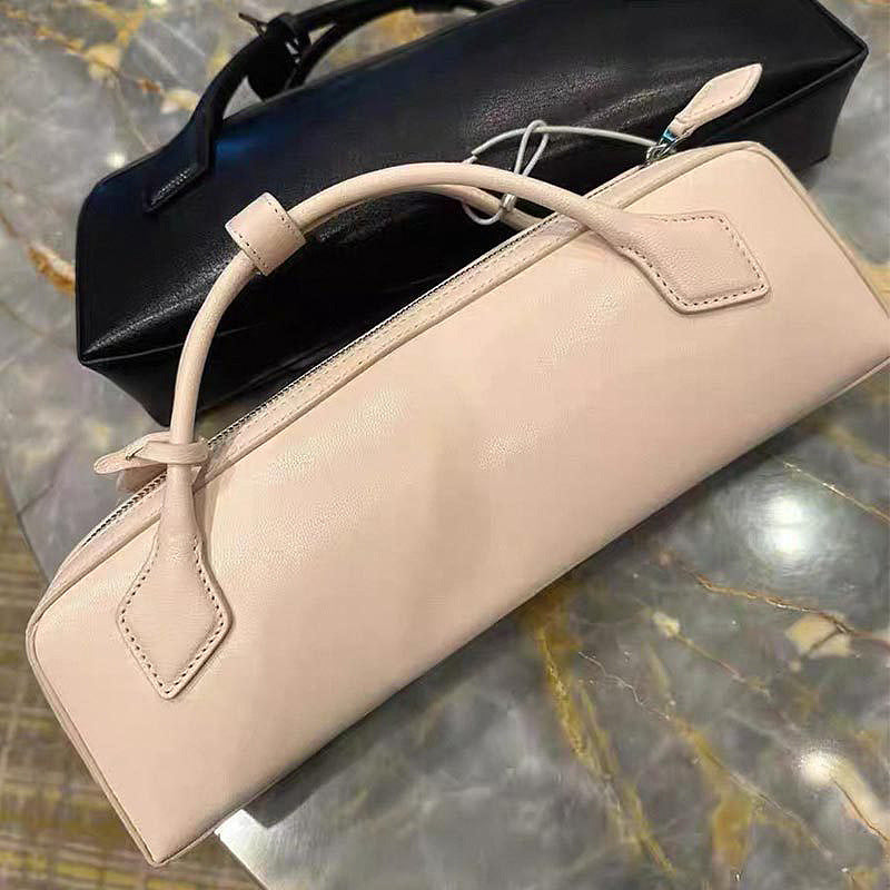 Versatile Women's Leather French Minority Baguette Armpit Bags