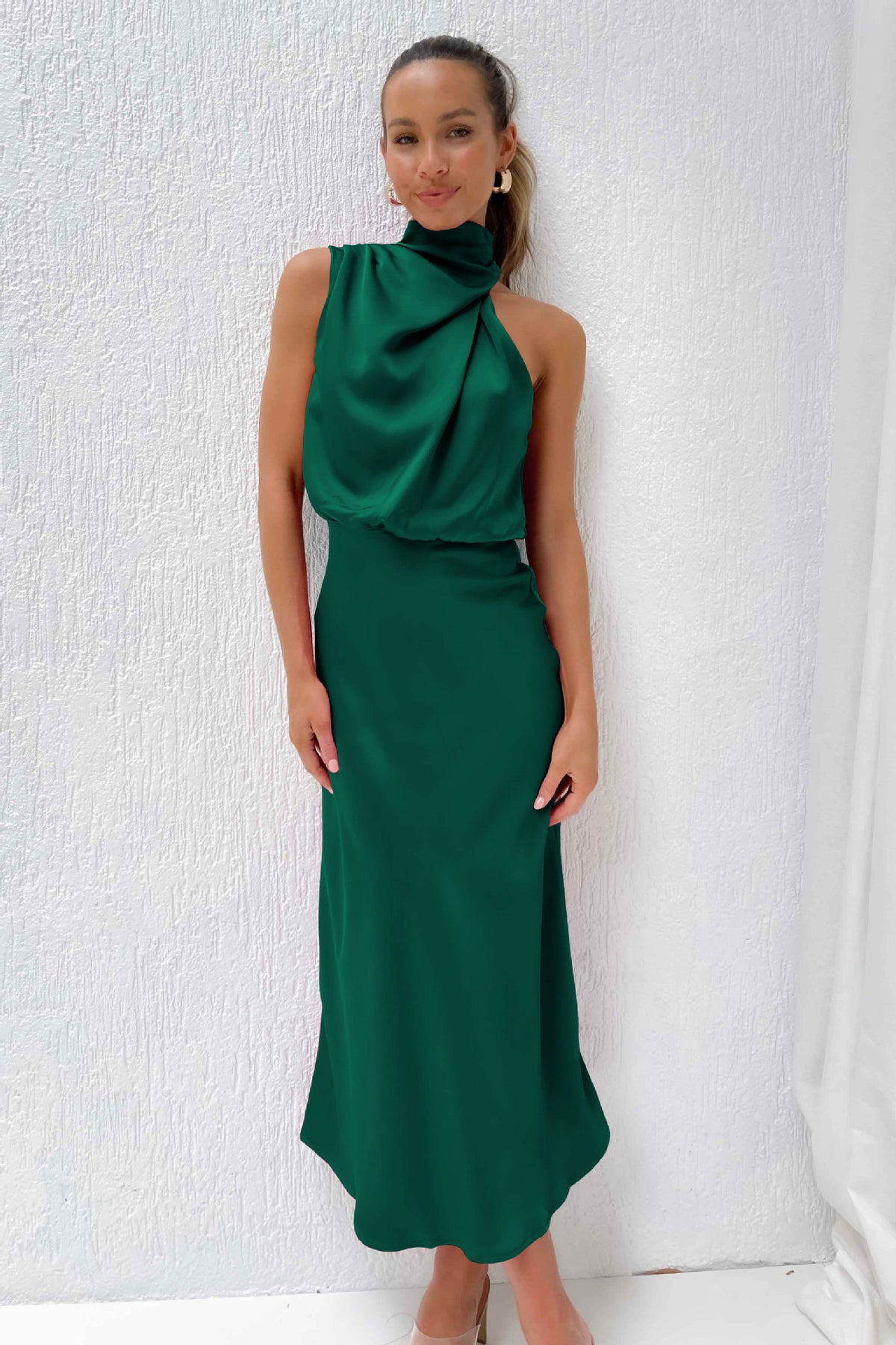 Women's Satin Elegant French High-grade Light Dress