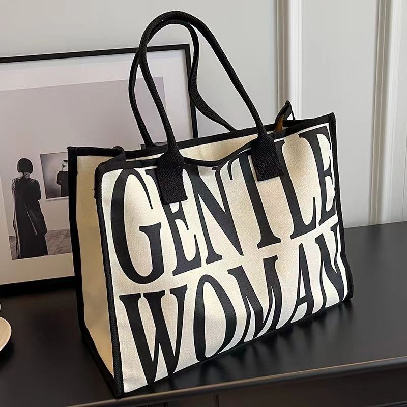 Women's Large Capacity Fashion Canvas Versatile Commuter Bags