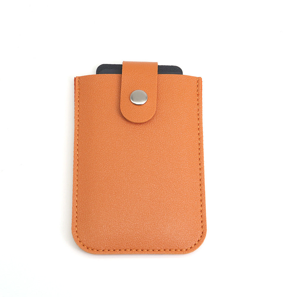 Layered Pull-out Multiple Slots Leather Bank Card Holder