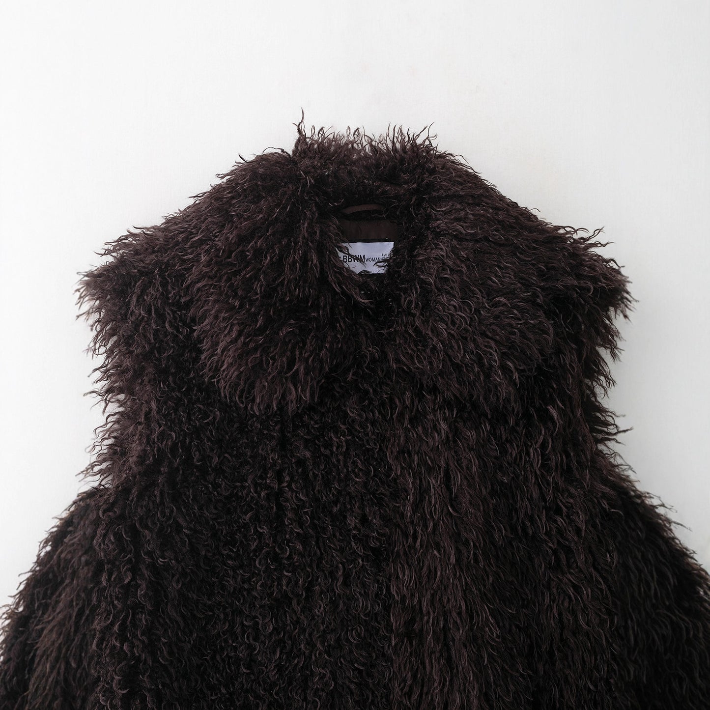 Pretty Autumn Artificial Fur Effect Lapel Vests