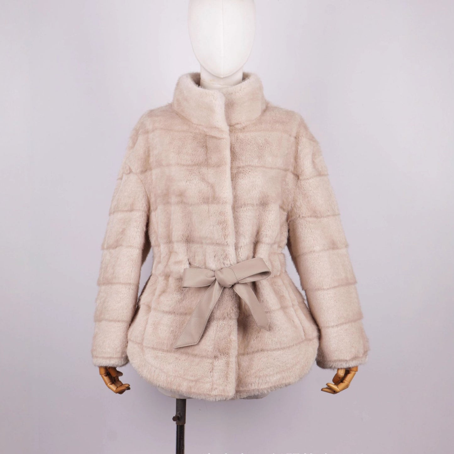 Classy Comfortable Fashion Mink Green Fur Coats