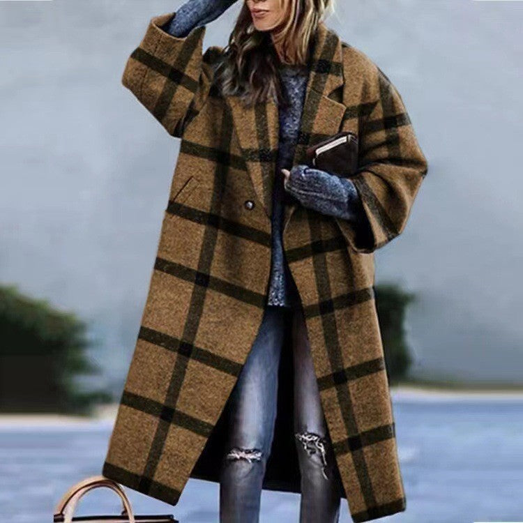 Women's Autumn Long Sleeve Printed Turn-down Collar Clothing