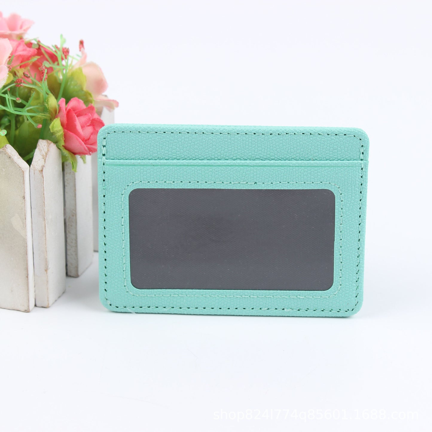 Versatile Leather Change Credit Mini Lightweight Card Holder