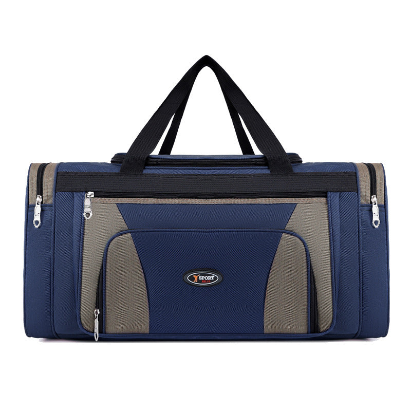 Large Capacity Rhombus Design Printable Short-distance Travel Bags