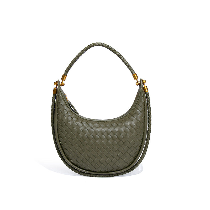 Women's Handmade Woven Personalized Selenodont Portable High-grade Handbags