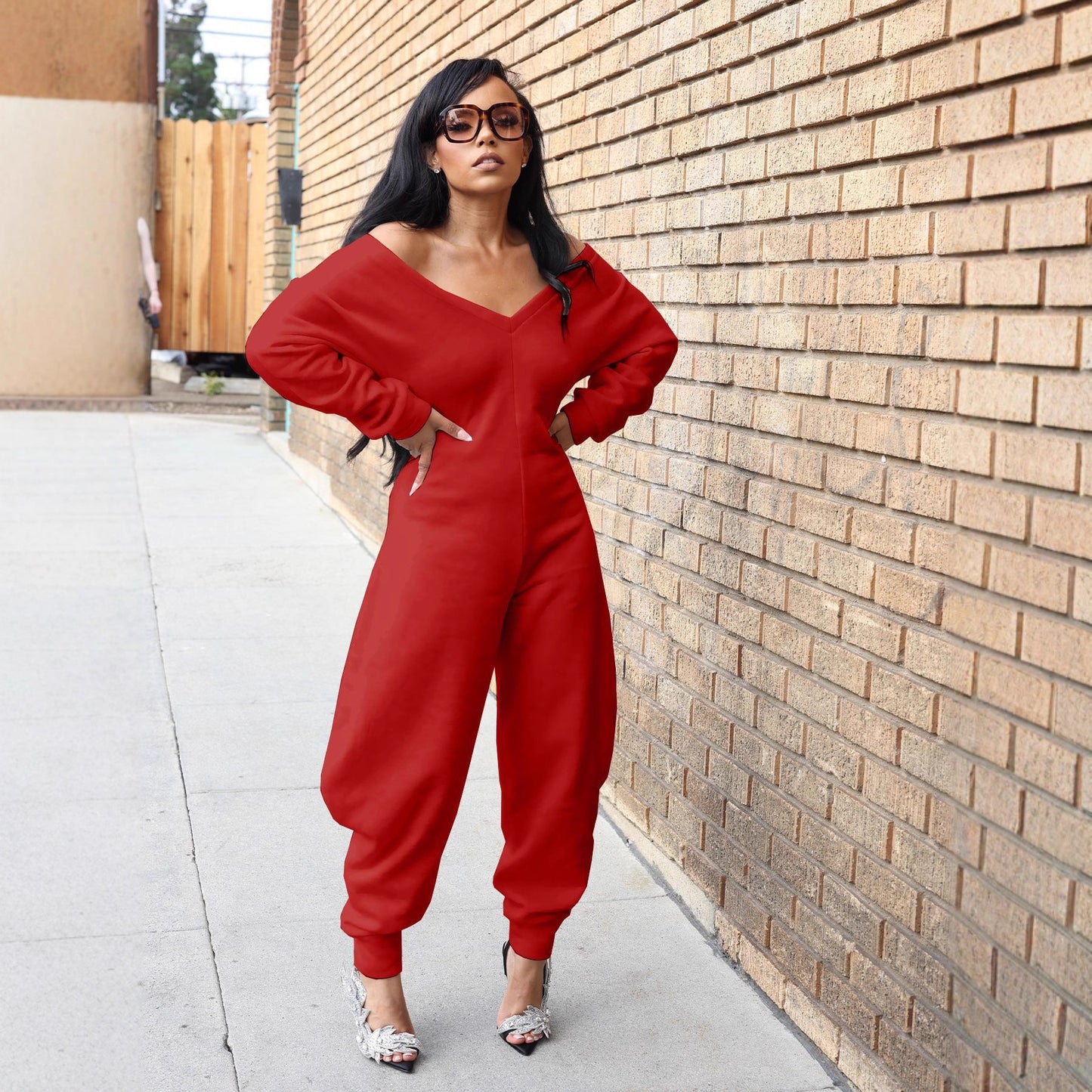 Popular Women's Long Sleeve Sweatshirt Sexy Women's Jumpsuit/clothing