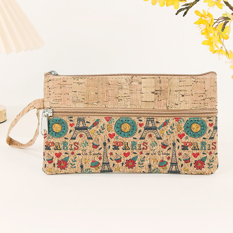 Classy Cork Printed Portable Cell Lightweight Phone Bags