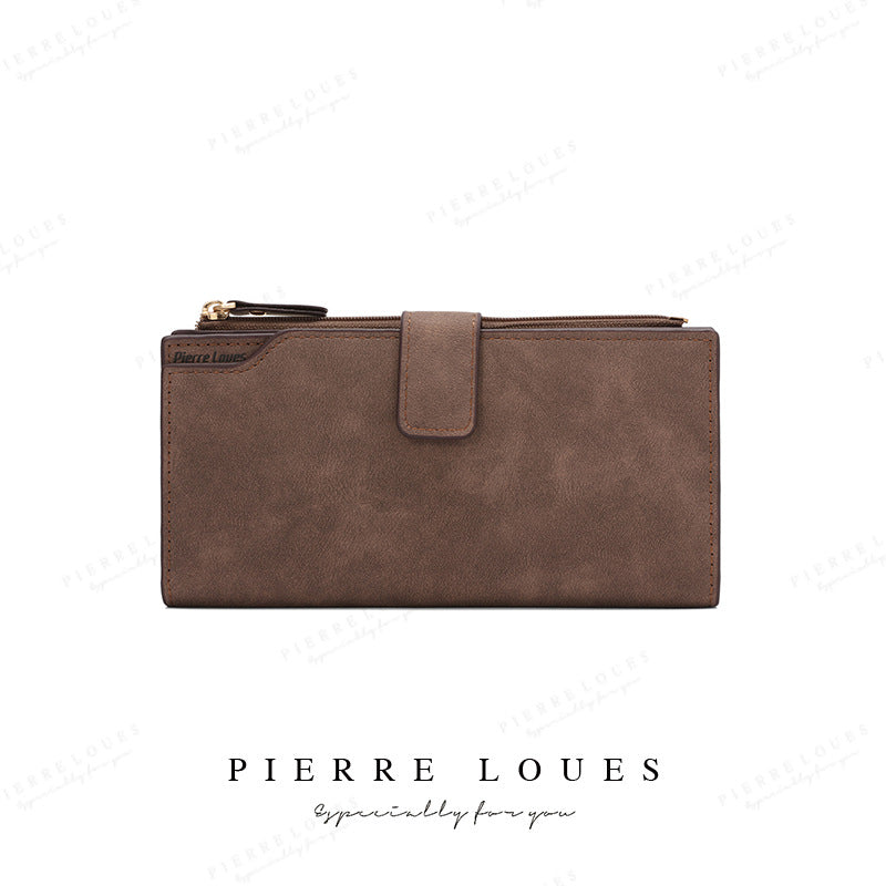 Women's Long High-grade Fashion Frosted Clutch Multifunctional Ladies Wallets