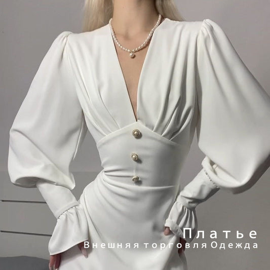 Women's Classic Slim Fit A- Line Dress Dresses