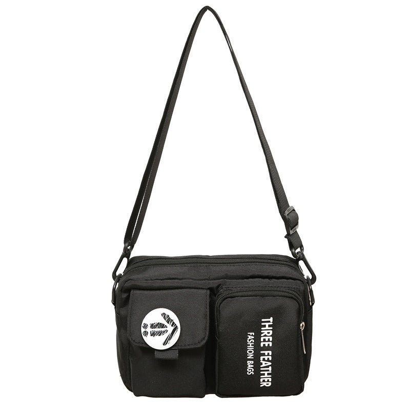Men's Style Trendy Female Versatile Large Capacity Men's Messenger Bags