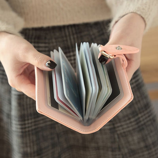 Women's Multiple Slots Cute Refreshing Driving License Card Holder